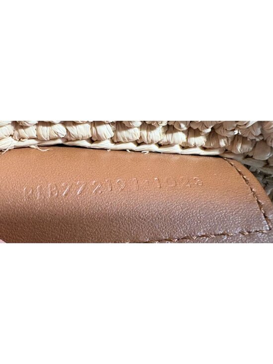 Yves Saint Laurent Icare Sunglasses Case in Raffia main image 4